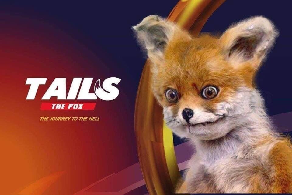 Meme do Tails para o filme do SONIC