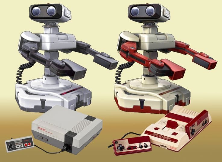 Vida nova para o Nintendo 8bits com este robozinho sendo lançado.