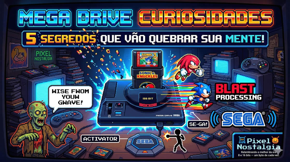 Mega Drive Curiosidades: 5 Segredos Que Vão Quebrar Sua Mente!