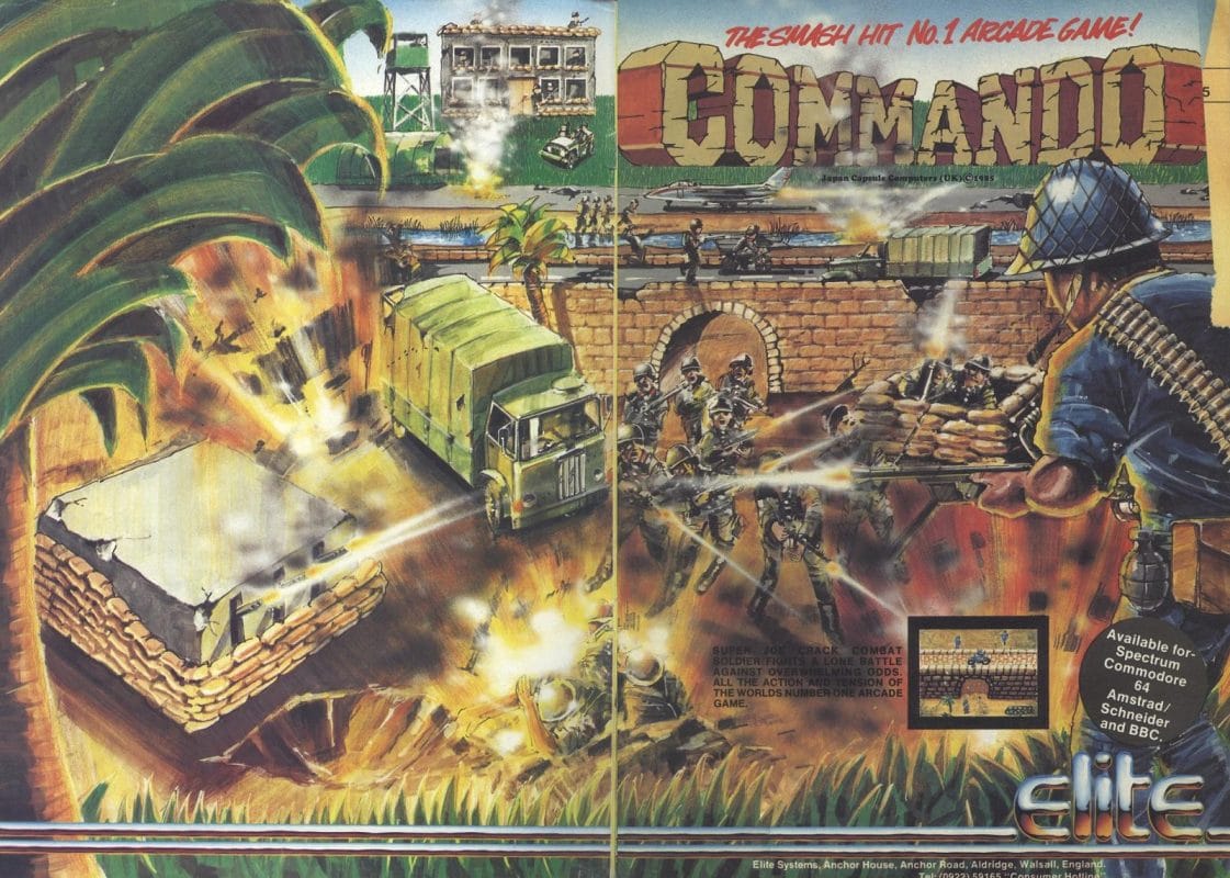 Poster do game Commandos.