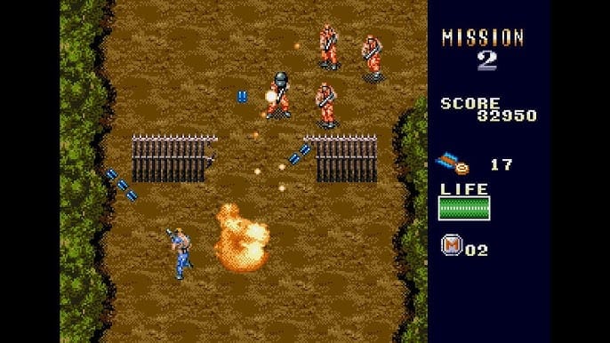 Versão do Mercs no Mega Drive.