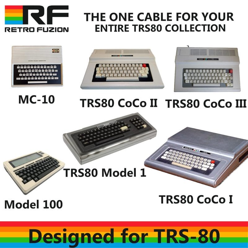 Algumas variantes que o TRS-80 teve.