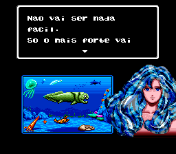 A Gaia nos introduzindo ao sistema do jogo em português :-) Diversão bem entendida e para bom entendedor "bastante palavras ajudam muito :-)".