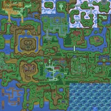 O mapa desta grande nova aventura (não tão nova, mas você pode ainda não ter conhecido ainda).