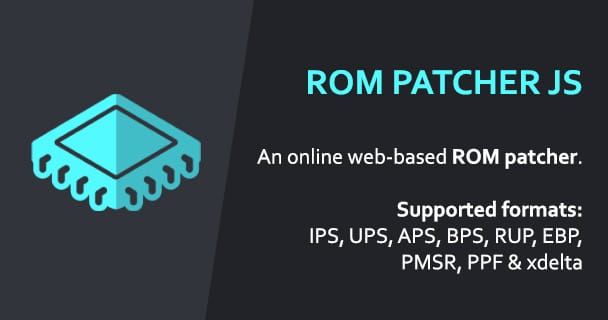 Um salto na evolução de aplicação de Patchs em ROMS, eis o ROM PATCHER JS.