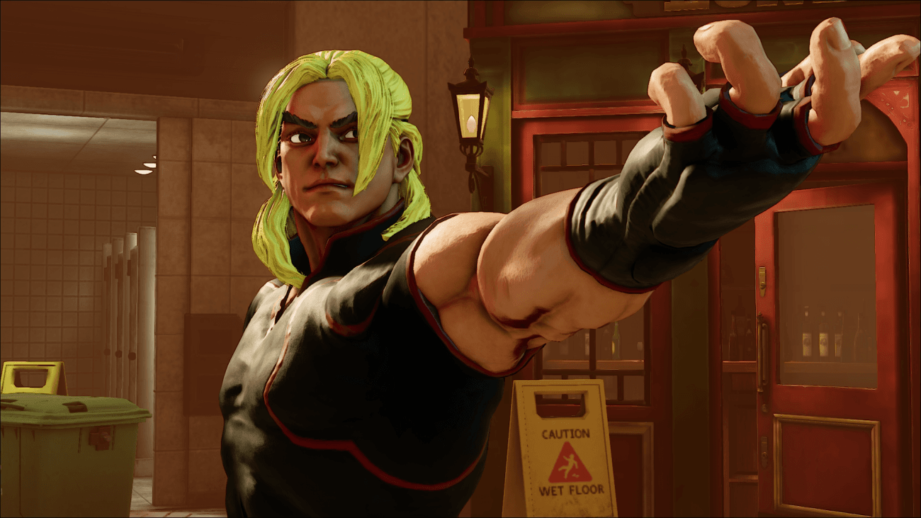 Ken do Street Fighter 5 ou como foi apelidado, cachos de bananas.
