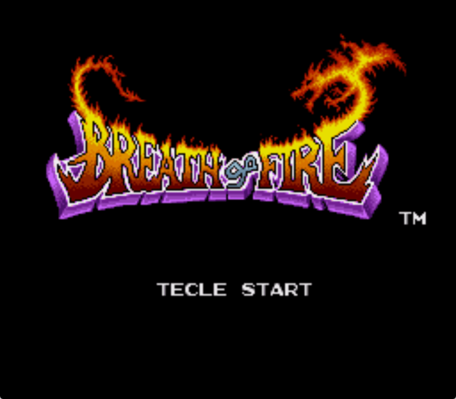 Capcom saindo dos arcades e ação e chegando com Breath of Fire no mundo dos RPGs por turno.