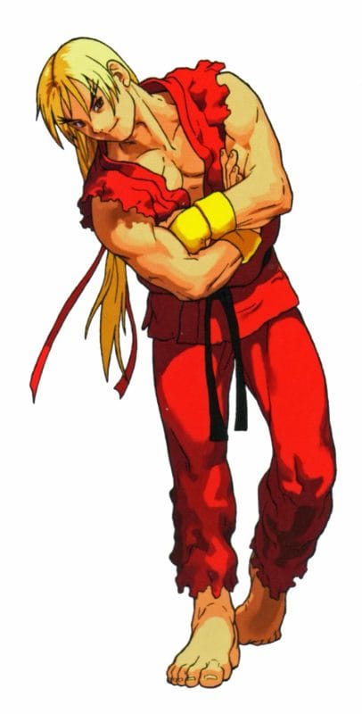 Ken em sua versão do Street Fighter Alpha