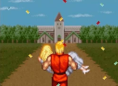 Ken é ligeiro, casado com a bela Elisa, que por coincidência é irmã da esposa de outro personagem do Street Fighter o Guile.