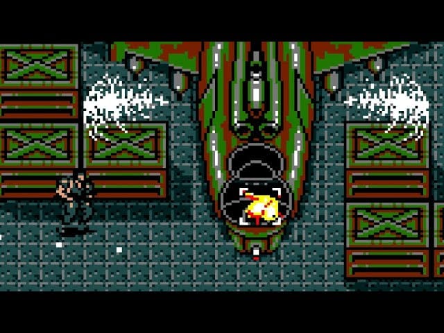 A versão não capada do Metal Gear Solid em relação aodo Nintendo 8 bits.