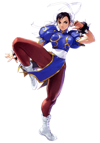 A amada Primeira Dama dos jogos de luta Chun-Li, versão Street Fighter 2