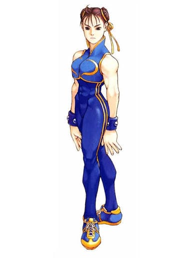 Chunli com sua roupa do Street Fighter Alpha